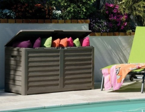 Skrzynia ogrodowa 420L TAUPE Kamai EDA