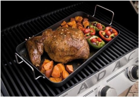 Brytfanna prostokątna z uchwytami CADAC Meridian z powłoką GreenGrill® CADAC