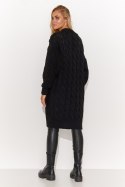 Sweter Kardigan Model S134 Black - Makadamia Makadamia