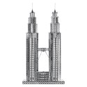 Piececool Puzzle Metalowe Model 3D - Wieże Petronas