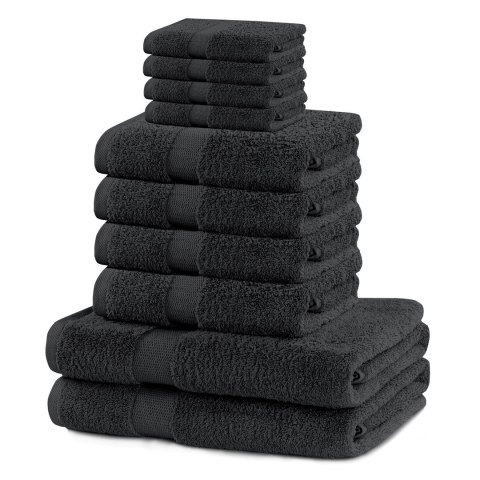 - TOWEL/MARINA/CHARCOAL/N/SET2*70x140+4*50x100+4*30X50