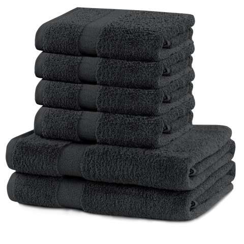 - TOWEL/MARINA/CHARCOAL/N/SET2*70x140+4*50x100