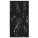 Ręcznik JELLYFISH kolor granatowy gładki klasyczny styl klasyczny materiał przód welur, tył frotte 90x180 DecoKing - TOW/BEACH/J
