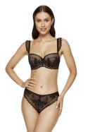 Biustonosz push up Biustonosz push-up Model Astrid B1 Black/Beige - Gorteks Gorteks