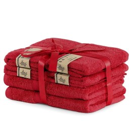 - TOWEL/DP/BAMBY/D.RED/N/SET2*70x140+4*50x100