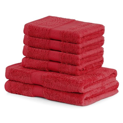 - TOWEL/DP/BAMBY/D.RED/N/SET2*70x140+4*50x100