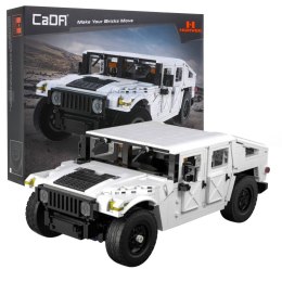 Klocki techniczne CaDA 1386 el. Humvee pojazd wojskowy 1:12 dla dzieci 8+