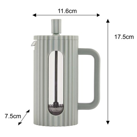 ZAPARZACZ TŁOKOWY DO KAWY/HERBATY 600ml KLAUSBERG KB-7750 ZIELONY