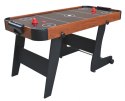 Cymbergaj dla dzieci + Stół do gry z MDF + Rodzinna gra Air Hockey brązowy 152x74x80cm