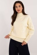 Sweter Damski Model AT-SW-2339.54 Light Yellow - AT AT