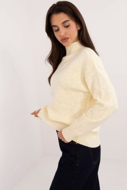 Sweter Damski Model AT-SW-2339.54 Light Yellow - AT AT