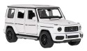 Mercedes-AMG G 63 biały RASTAR model 1:32 Metalowa karoseria + Ręcznie otwierane elementy