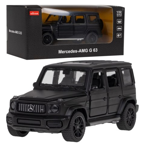 Mercedes-AMG G 63 czarny RASTAR model 1:32 Metalowa karoseria + Ręcznie otwierane elementy