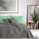 Narzuta AXEL  miętowy materiał mikrofibra 170x210 DecoKing - CHON/AXEL/MINT+STEEL/170X210