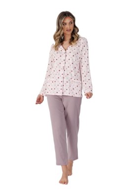 Piżama Damska Model Elin 1496 Light Pink - M-Max M-Max