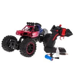 Crawler REAL ROCK z Funkcją Dymu R/C Czerwony