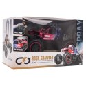 Crawler REAL ROCK z Funkcją Dymu R/C Czerwony