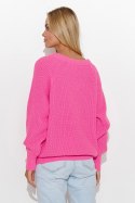 Sweter Damski Model S140 Baby Pink - Makadamia Makadamia