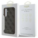 Guess 4G Charms Collection - Etui Samsung Galaxy S24 FE (brazowy)