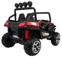 Terenowe Grand Buggy Lift dla dzieci Czerwony + Napęd 4x4 + Pilot + Bagażnik + Radio MP3 + LED