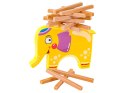 Edukacyjna gra zręcznościowa "Stack Game", Zbuduj wieżę, Układanka, Klocki + Słoń
