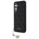 Guess 4G Charms Collection - Etui Samsung Galaxy S24 FE (szary)