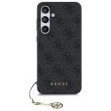 Guess 4G Charms Collection - Etui Samsung Galaxy S24 FE (szary)