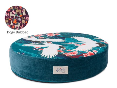Legowisko ortopedyczne Psilądek Hevea Psie Historie ART 55x55 (Szanty Psianty)