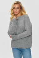 Sweter Damski Model S150 Grey Melange - Makadamia Makadamia