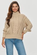 Sweter Damski Model S156 Beige - Makadamia Makadamia