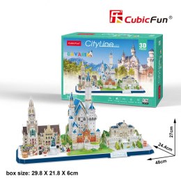 CUBIC FUN PUZZLE 3D CITY LINE BAVARIA- MC267H