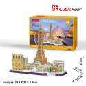 CUBIC FUN PUZZLE 3D CITY LINE PARIS - MC254H