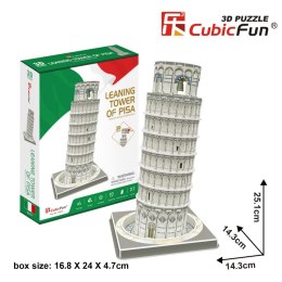 CUBIC FUN PUZZLE 3D KRZYWA WIEŻA W PIZIE - C241H