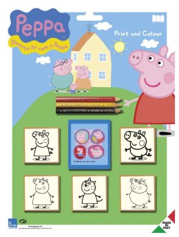 MULTIPRINT PEPPA PIG PIECZĄTKI BLISTER 5 SZT