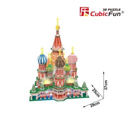 CUBIC FUN PUZZLE 3D LED KATEDRA ŚW. BAZYLA- L519H