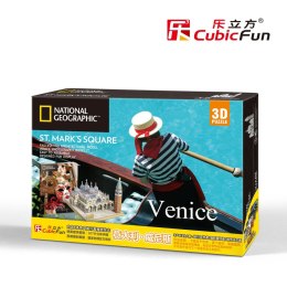 CUBIC FUN PUZZLE 3D NATIONAL GEOGRAPHIC WENECJA PLAC ŚWIĘTEGO MARKA