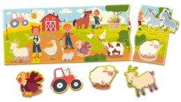 LISCIANI CAROTINA BABY PUZZLE PANORAMA FARMA