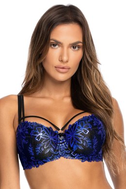 Biustonosz push up Biustonosz Push-up Model V-10231 Black/Blue - Axami Axami