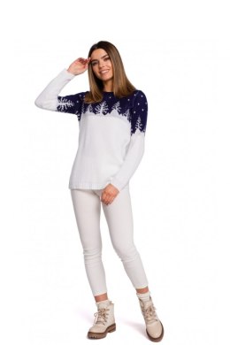 Sweter Damski Model MXS05 Navy - Moe Moe