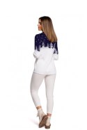 Sweter Damski Model MXS05 Navy - Moe Moe