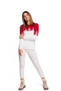 Sweter Damski Model MXS05 Red - Moe Moe