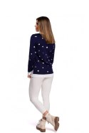 Sweter Damski Model MXS06 Navy - Moe Moe