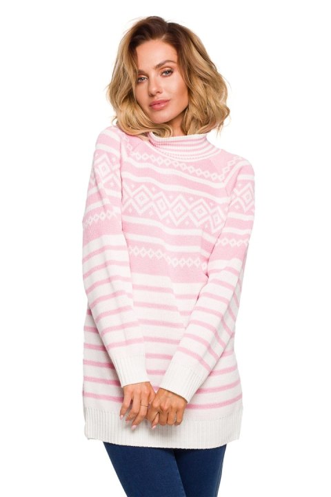 Sweter Damski Model MXS08 Pink - Moe Moe