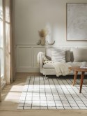 Dywan GRID kolor czarny styl minimalistyczny 160x230 Benuta - RUG/BENUT/GRID/BLACK+WHITE/160x230