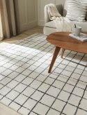 Dywan GRID kolor czarny styl minimalistyczny 160x230 Benuta - RUG/BENUT/GRID/BLACK+WHITE/160x230