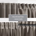 - CURT/AH/BLACKOUT/PLEAT/BEIGE/N/140X270/1PC