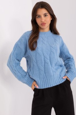 Sweter Damski Model AT-SW-0146.10P Light Blue - AT AT