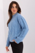 Sweter Damski Model AT-SW-0146.10P Light Blue - AT AT