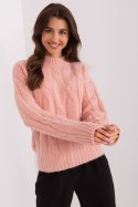 Sweter Damski Model AT-SW-0146.10P Light Pink - AT AT