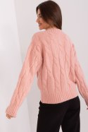 Sweter Damski Model AT-SW-0146.10P Light Pink - AT AT